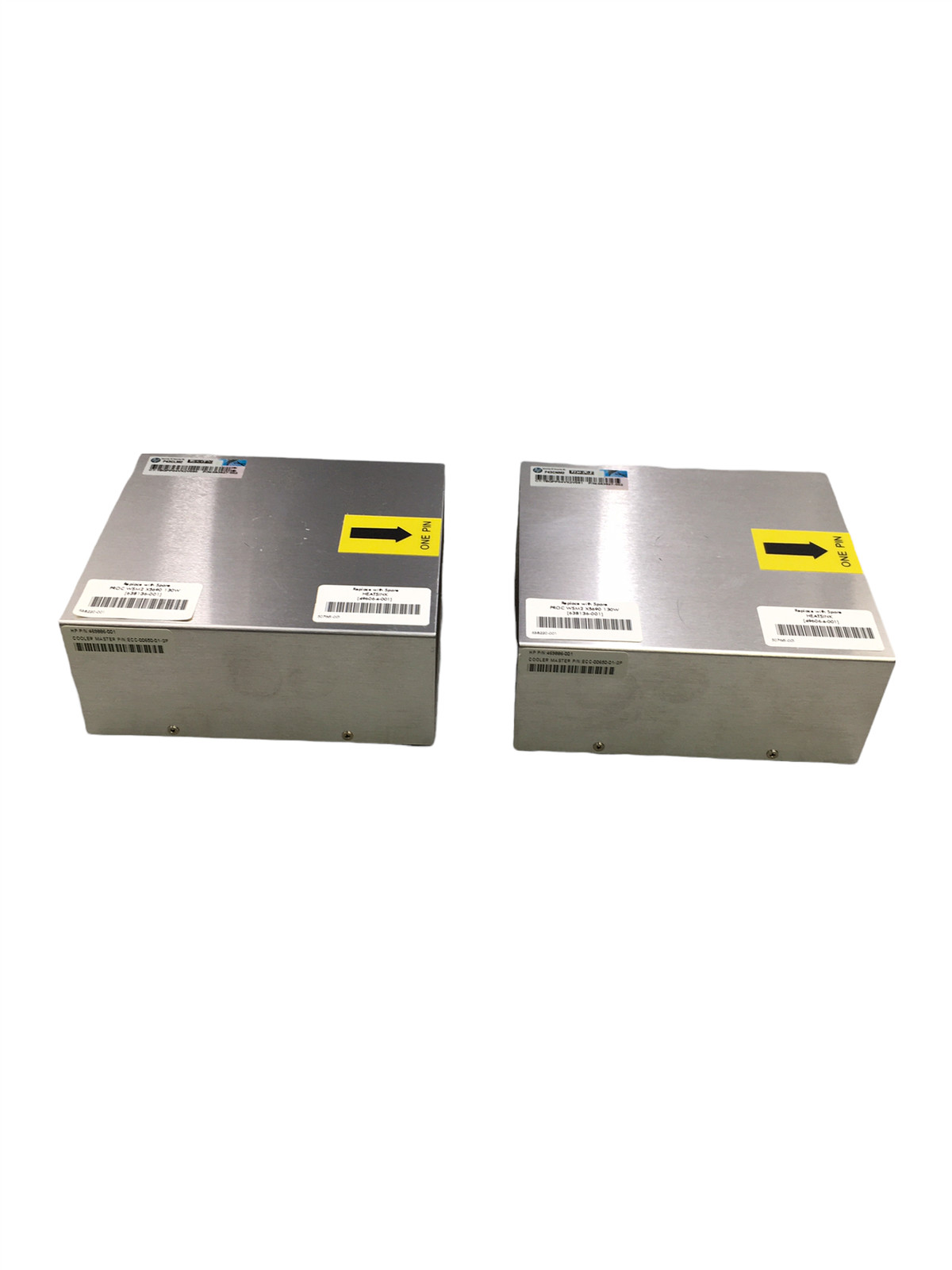 Lot Of 2 For HP ProLiant DL380 G7 CPU Heatsink 496064-001 638136-001
