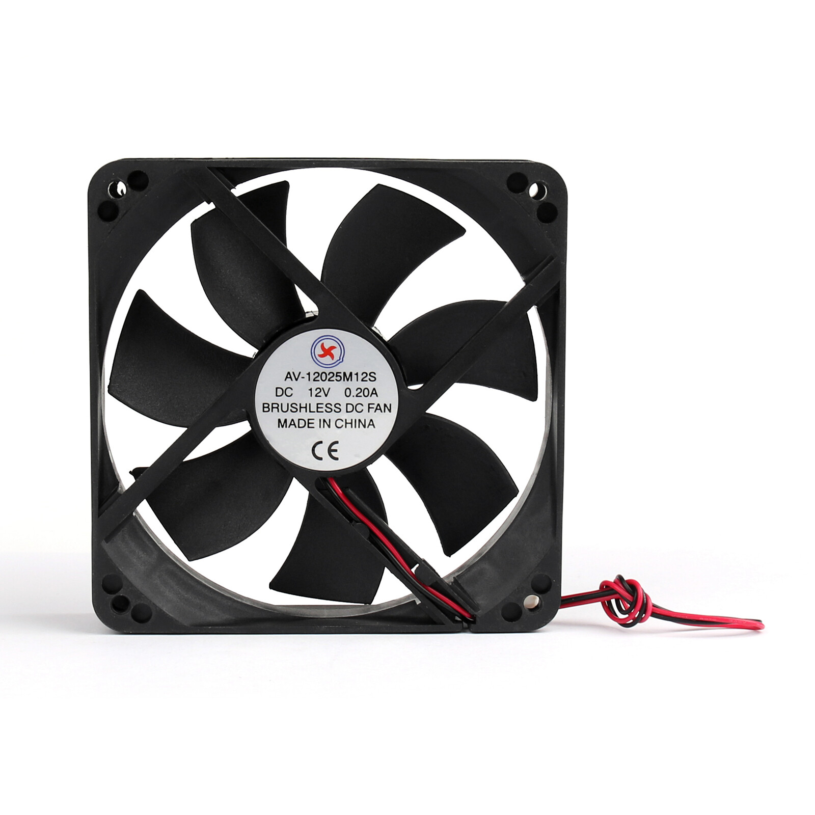 DC Brushless Cooling PC Computer Fan 12V 12025s 120x120x25mm 0.2A 2 Pin Wire lot