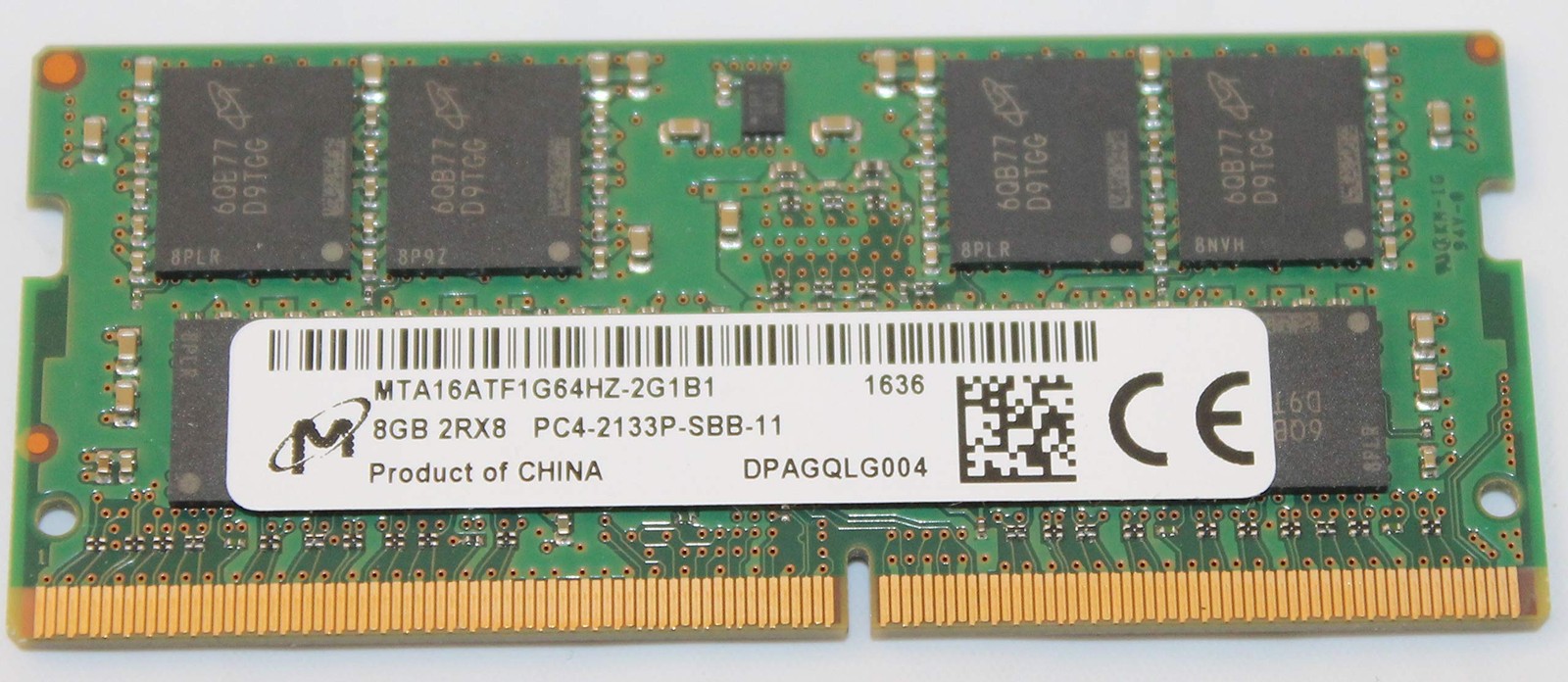 GREEN - MICRON 8GB (1X8GB) DDR4 2133MHZ RAM MEMORY