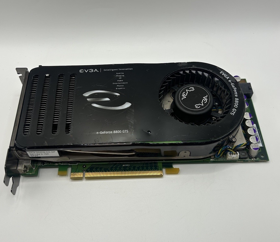 EVGA NVidia e-GeForce 8800 GTS 320MB GPU Graphic Card - Good Condition Working