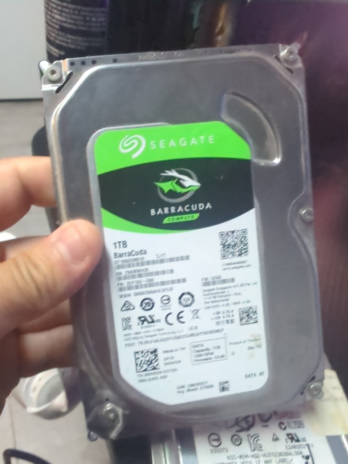 Seagate BarraCuda 1000GB Internal 3.5" (ST1000DM010) HDD