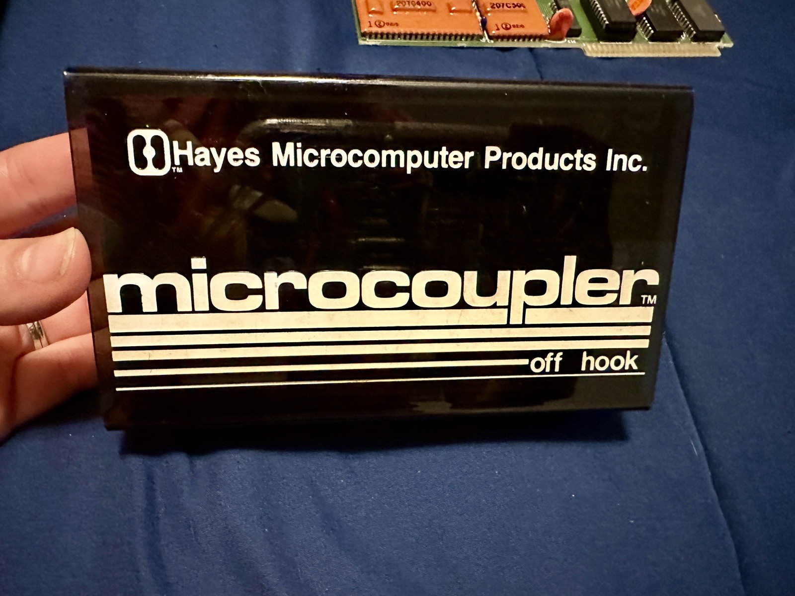 Hayes Microcoupler Off-Hook Acoustic Coupler – Vintage Modem – USA