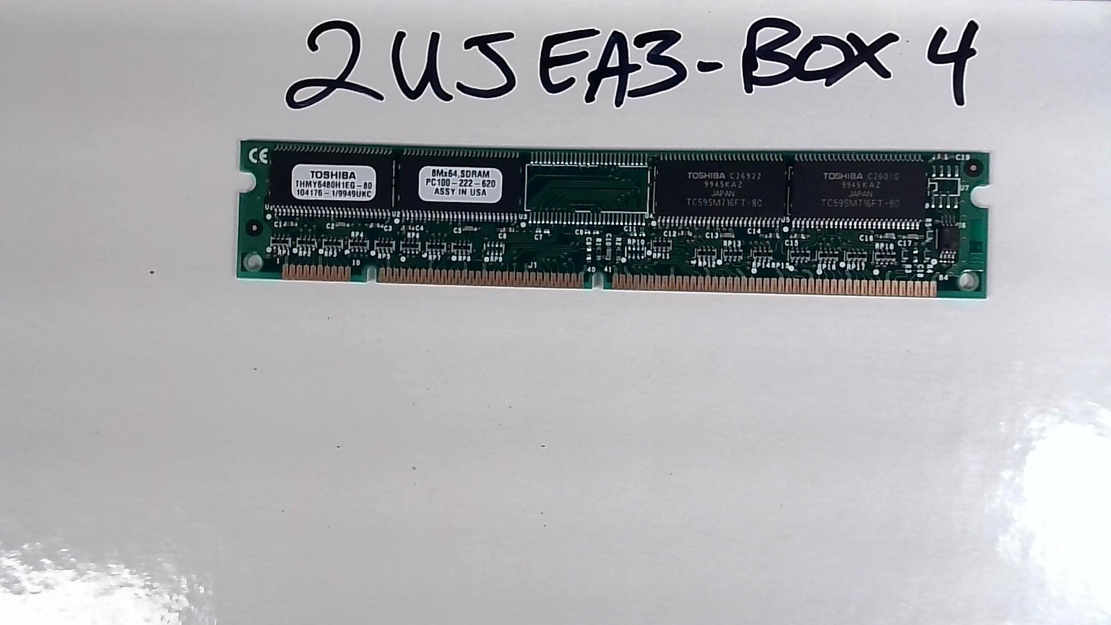 TOSHIBA 64MB PC100 168-Pin SIMM Non-ECC CL2 Memory Module