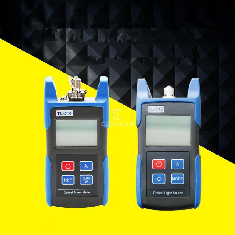 TL510C -50~+26dBm FC SC Fiber Optical Light Source & TL510A Optical Power Meter