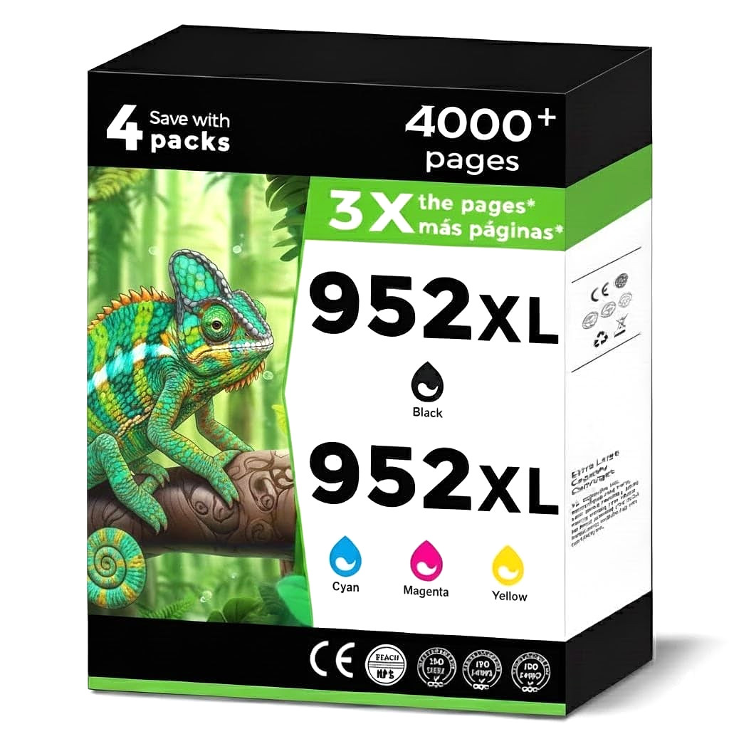 952XL Ink Cartridge for HP OfficeJet Pro 7740, 8710, 8720, 8740 & 8200 Series