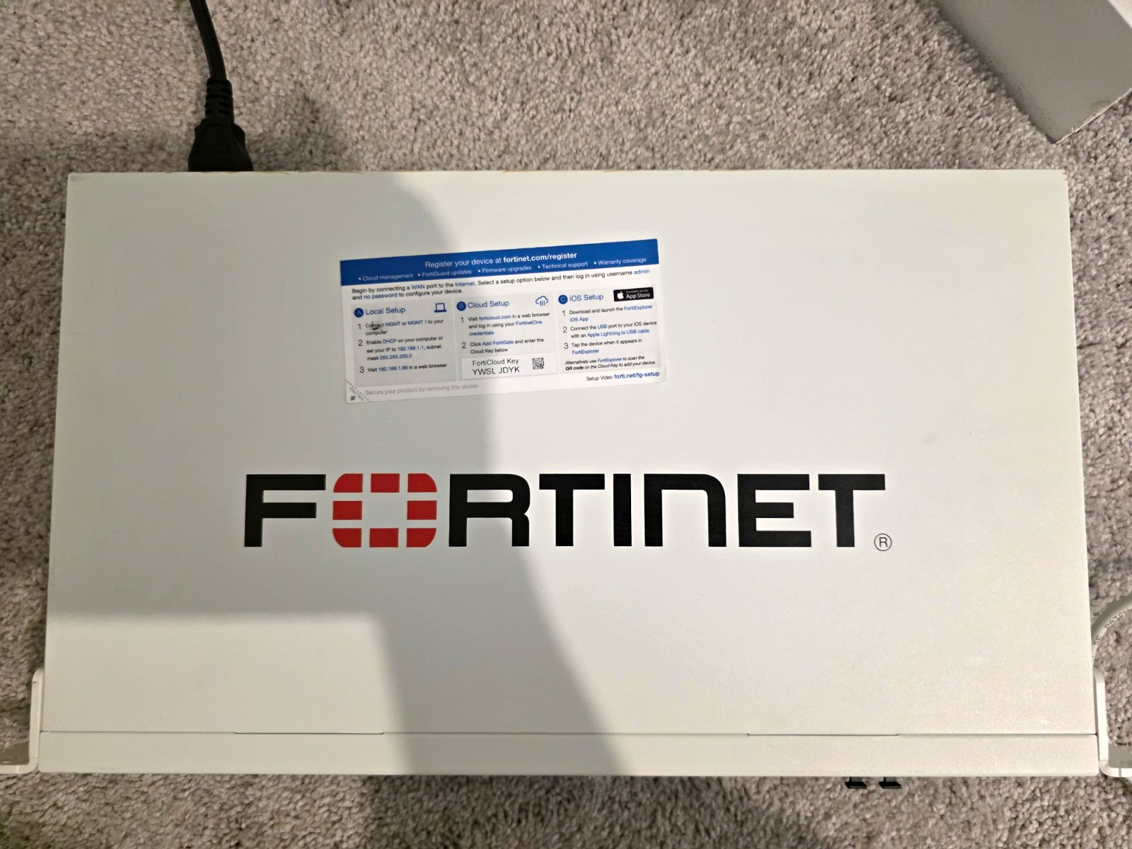 Fortinet FortiGate 101F FG-101F Firewall Appliance 1U FortiOS Enterprise