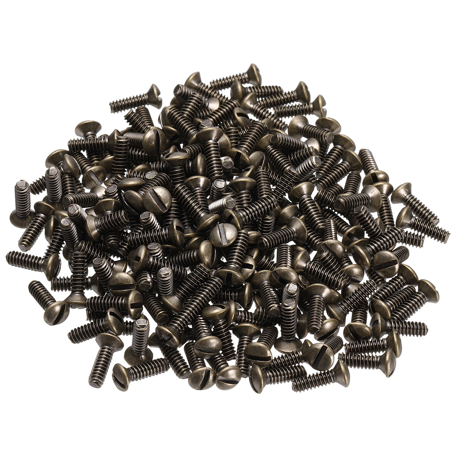 200 Pcs Wall Plate Screws 1/2" Long 6-32 Thread Bronze, Electrical Outlet Screws