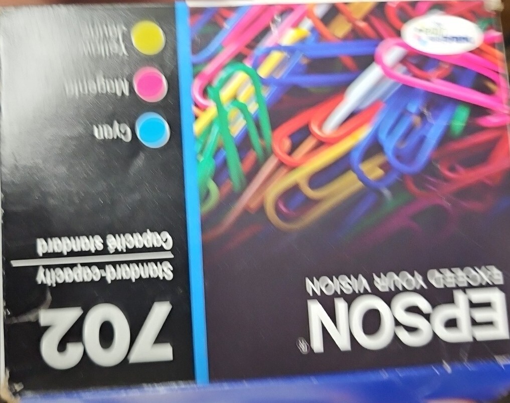 Epson 702 (T702520-S) Tri-Color Ink Cartridge