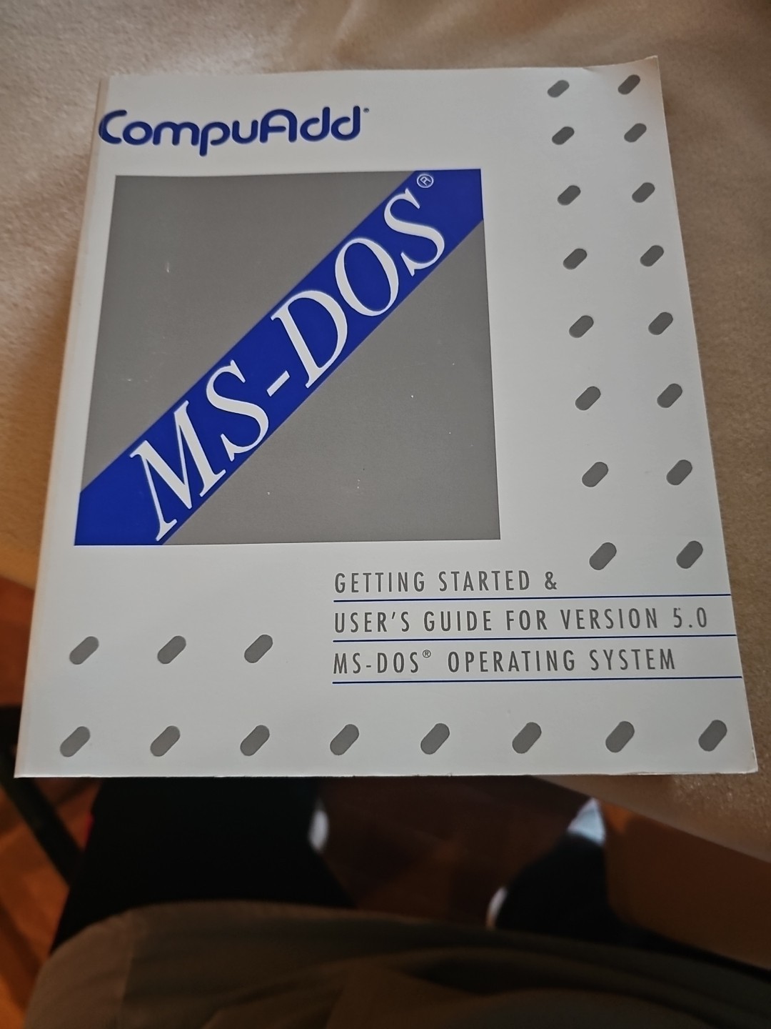 Vintage CompuAdd Microsoft MS-DOS Getting Started User’s Guide 1991