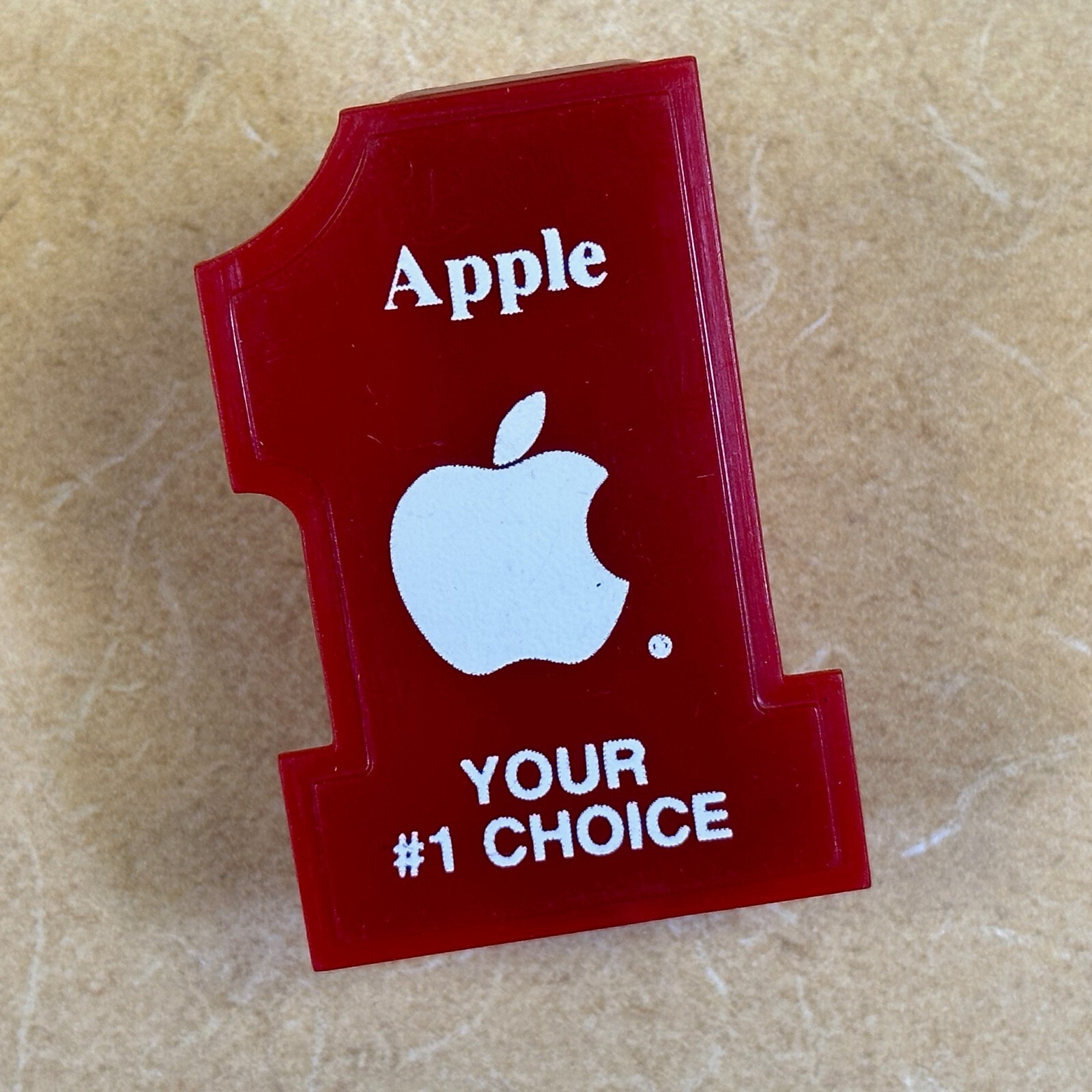 SELLER EXCLUSIVE _ Apple Computer rare Fridge Magnet "Your #1 Choice" never used