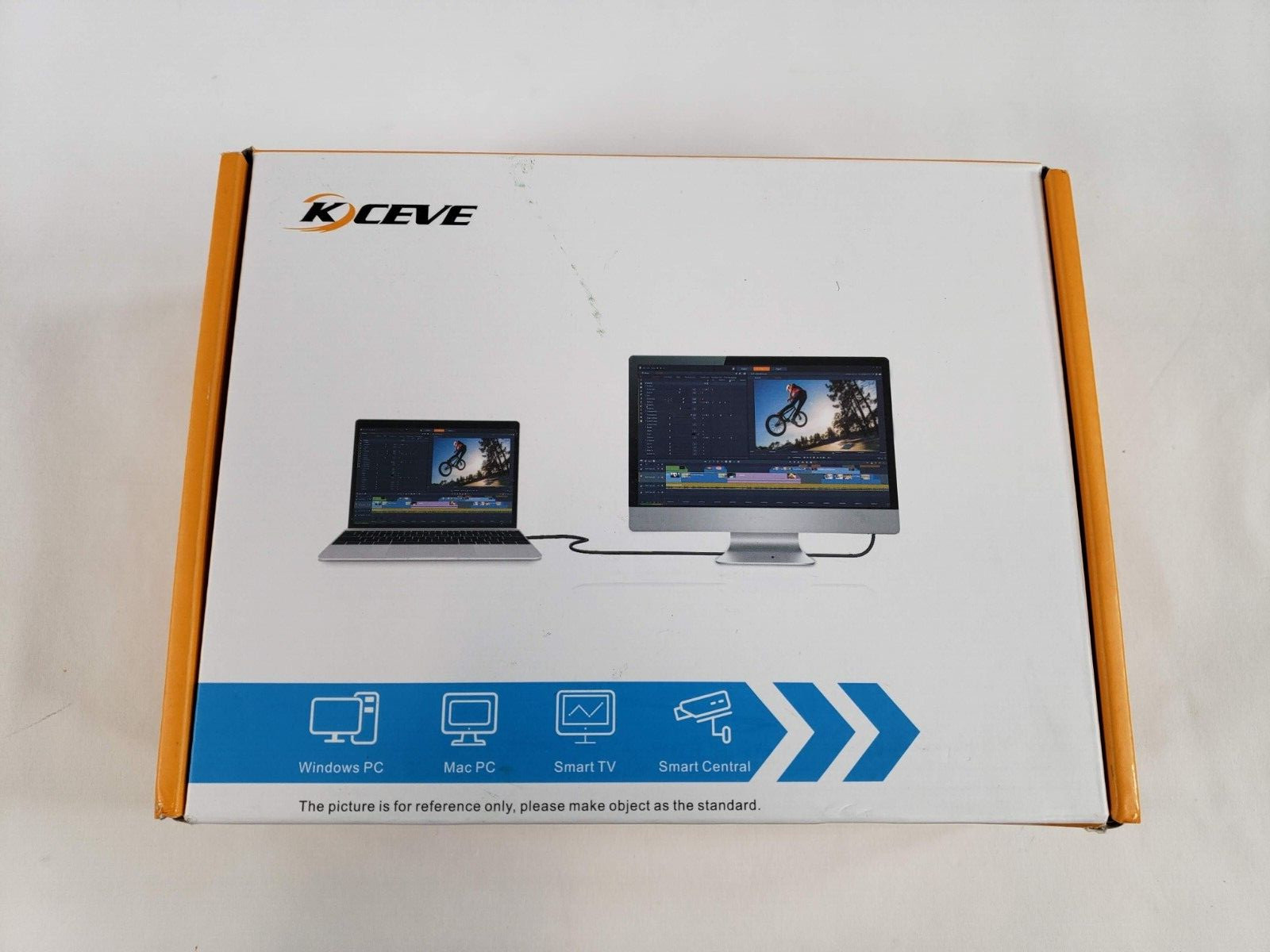 KVM Switch Box for 2 Monitors 4 Computers HDMI, KCEVE 8K@60Hz, 4K@144 Hz USB 3.0