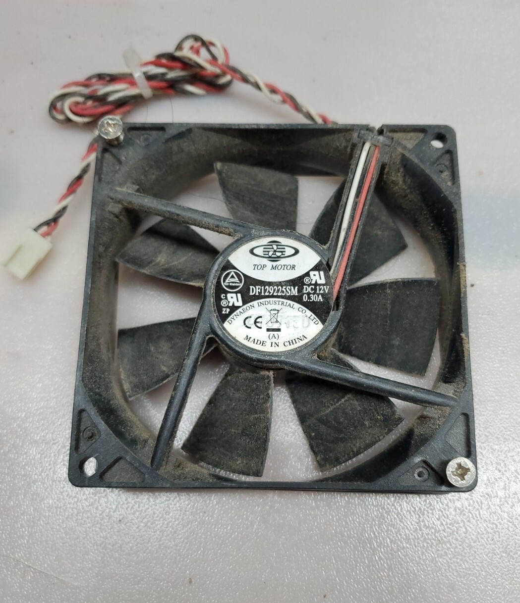 Top Motor Dynaeon DF129225SM DC12V .30A Fan TESTED