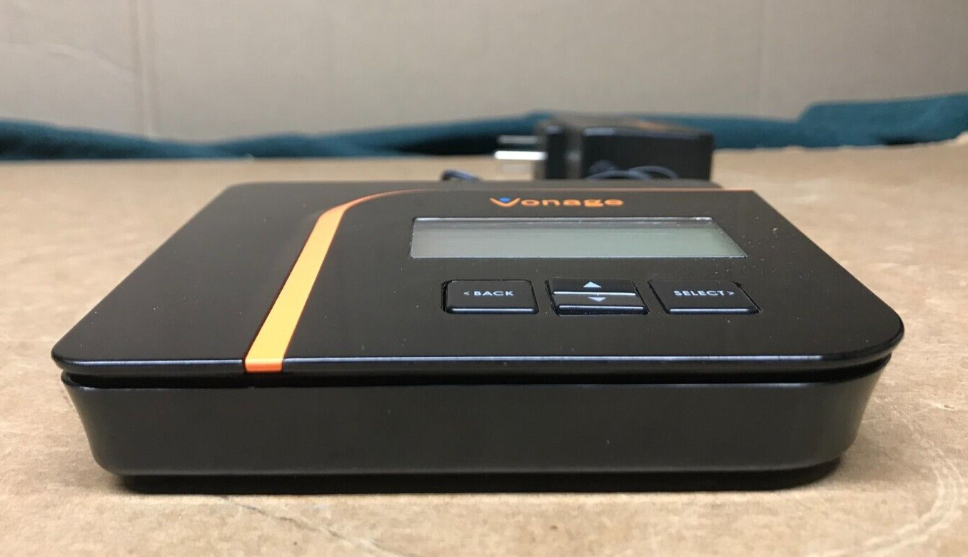 Vonage VOIP Router Digital Phone Adapter VDV21-VD with Vonage Power Supply
