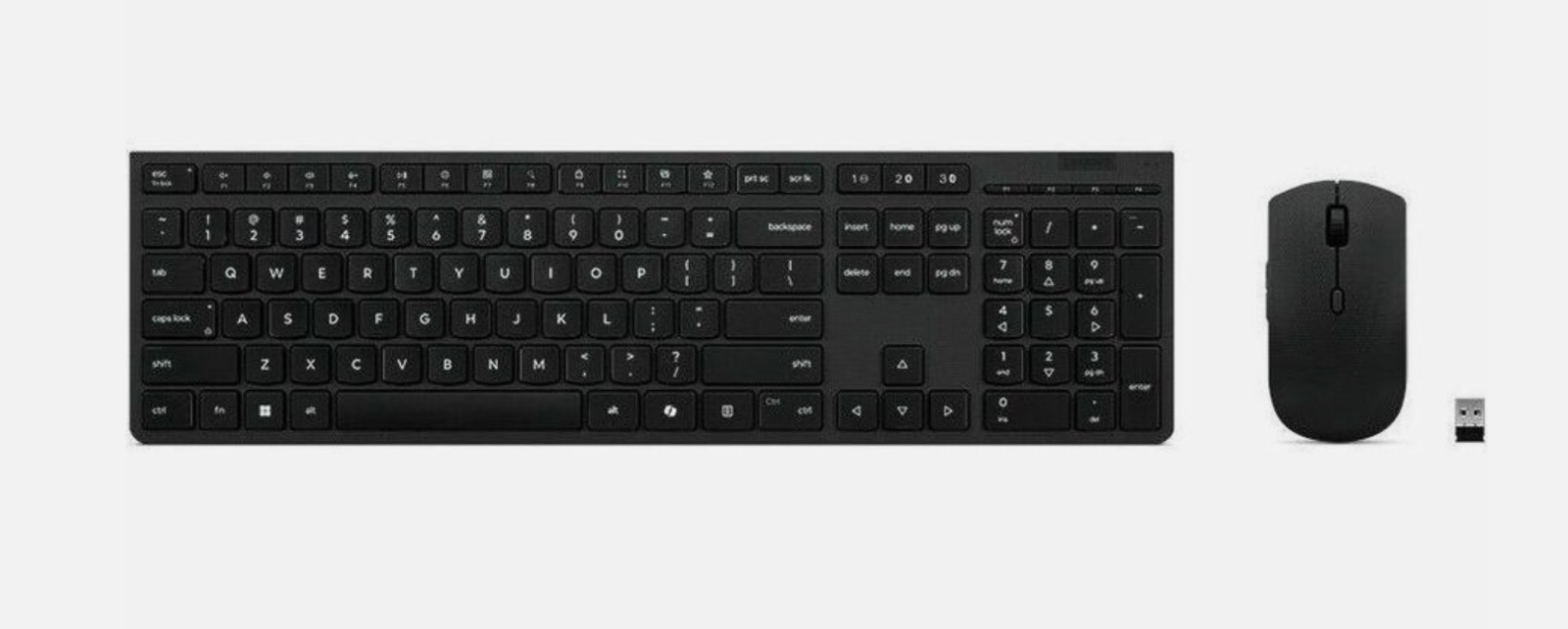 Lenovo Professional Wireless Rechargeable Combo Keyboard and Mouse