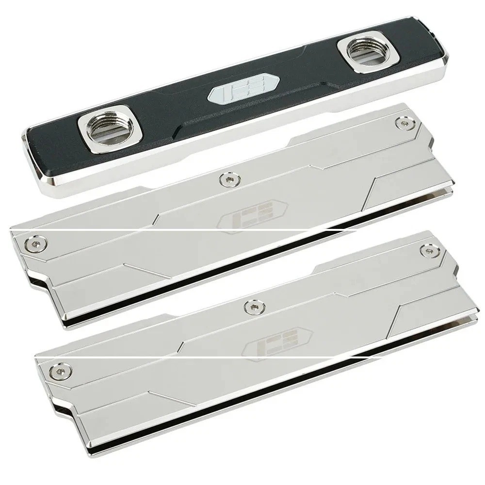 IceManCooler Full Nickel RAM Water Block Direct Touch Memory Cooler G1/4"
