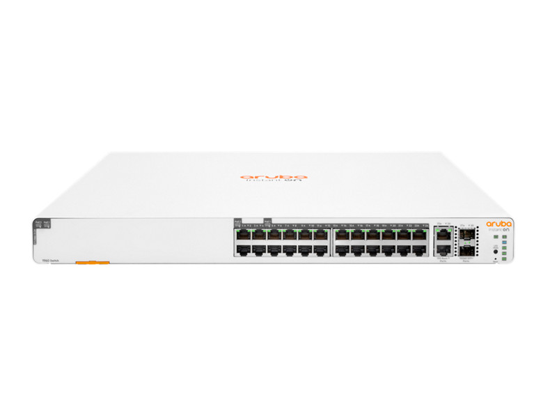 Aruba Instant On 1960 24G 20p Class4 4p Class6 PoE 2XGT 2SPF 370W JL807A Switch