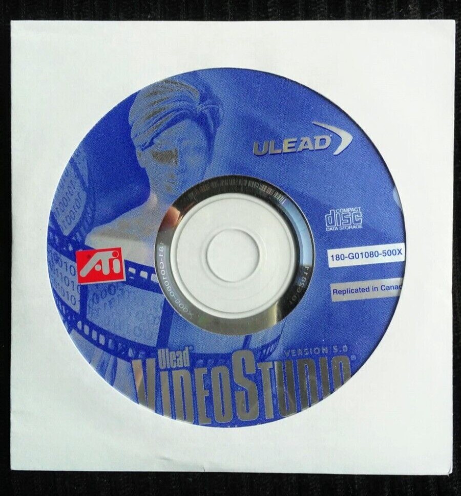 Ulead VideoStudio Version 5.0 Video Editing Software, CD