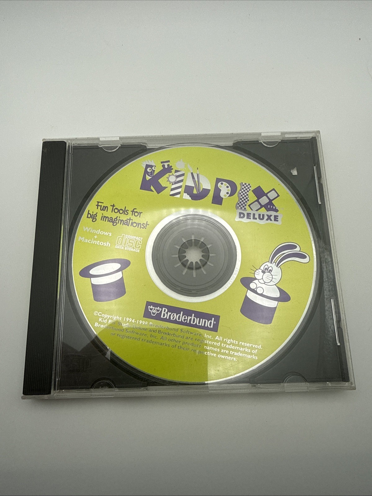 Kid Pix Deluxe Studio (94-98) CD-ROM Special Art Box Edition **No Front Cover**