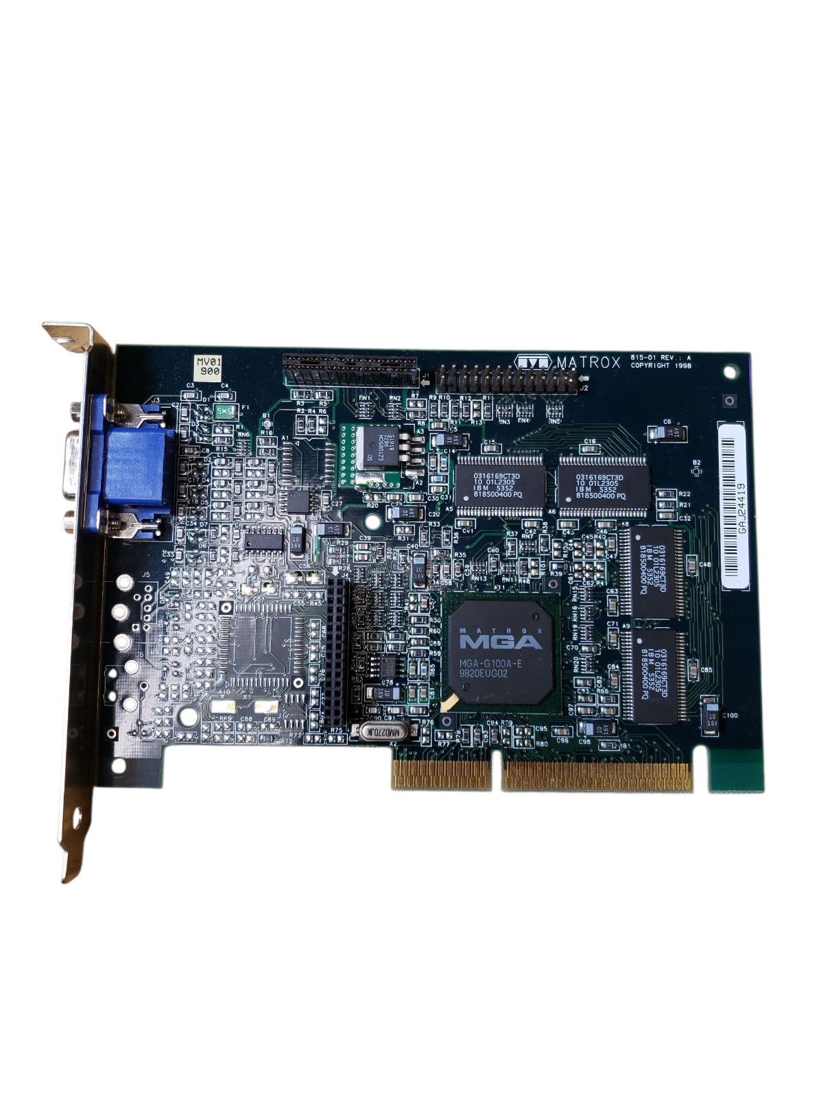 G+/PROA/8N matrox 8MB agp video card MGA-G100A-E processor
