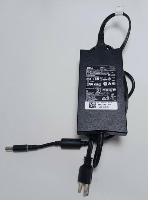 Lot Dell 130w PA-4E OEM LA130PM121 DA130PE1-00 Genuine Laptop AC Adapter Charger