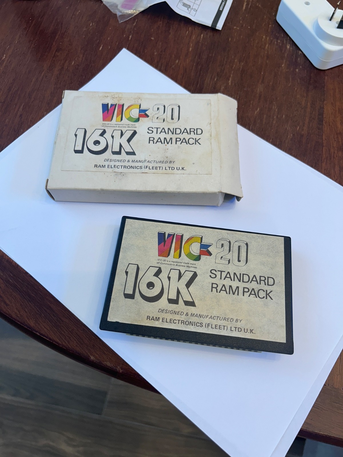 Vintage RAM Electronics 16K RAM Pack Commodore VIC-20 Expansion Boxed Untested