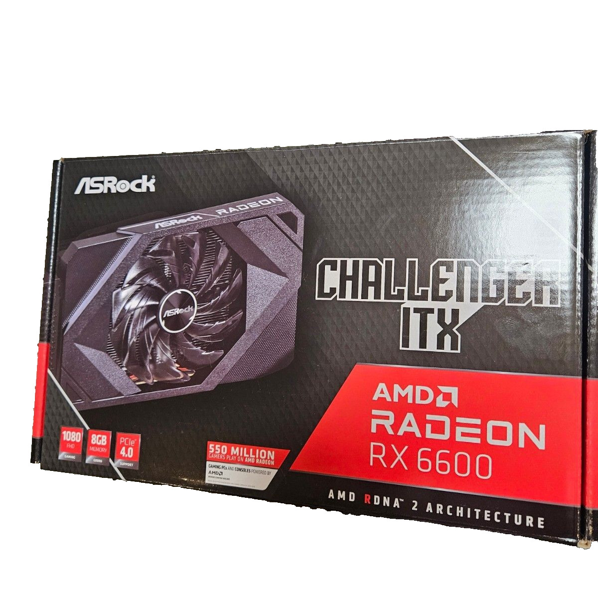 ASRock AMD Radeon RX 6600 Challenger ITX 8GB RX6600 CLI 8G From Japan