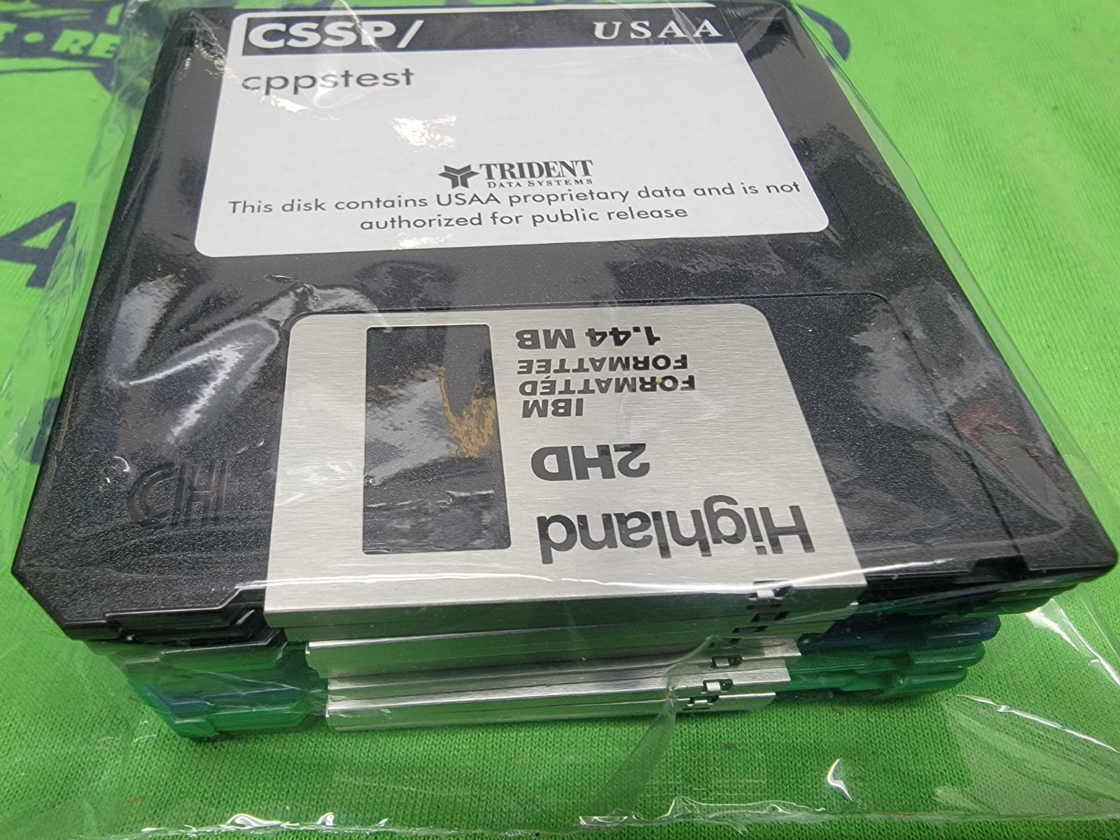 10 PACK - 3.5" Floppy Disks - DS,HD (1.44MB) Formatted and Tested Disks - USED