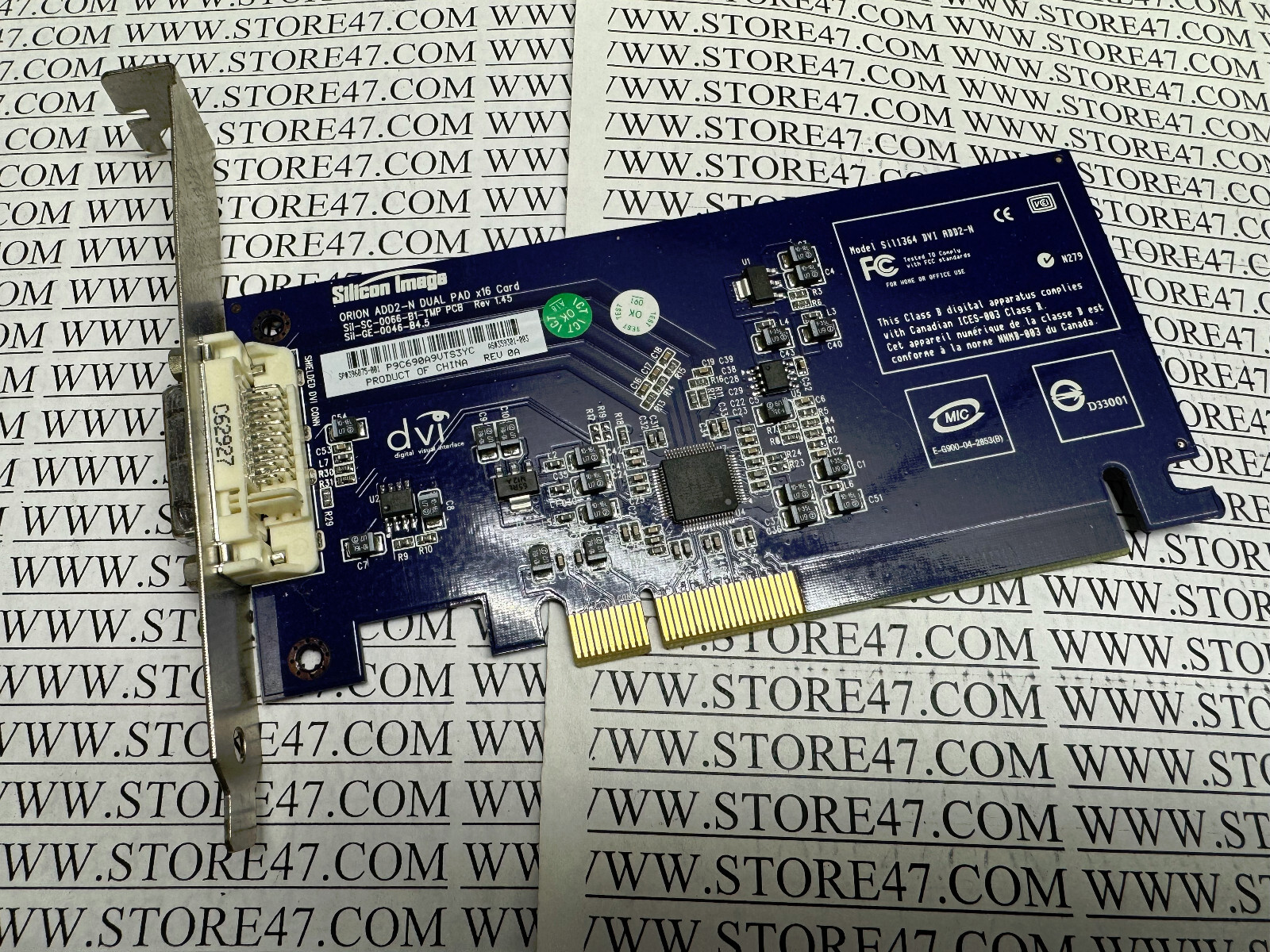 Silicon Image Orion Sil1364 Video Card High Profile 396075-001 359301-003