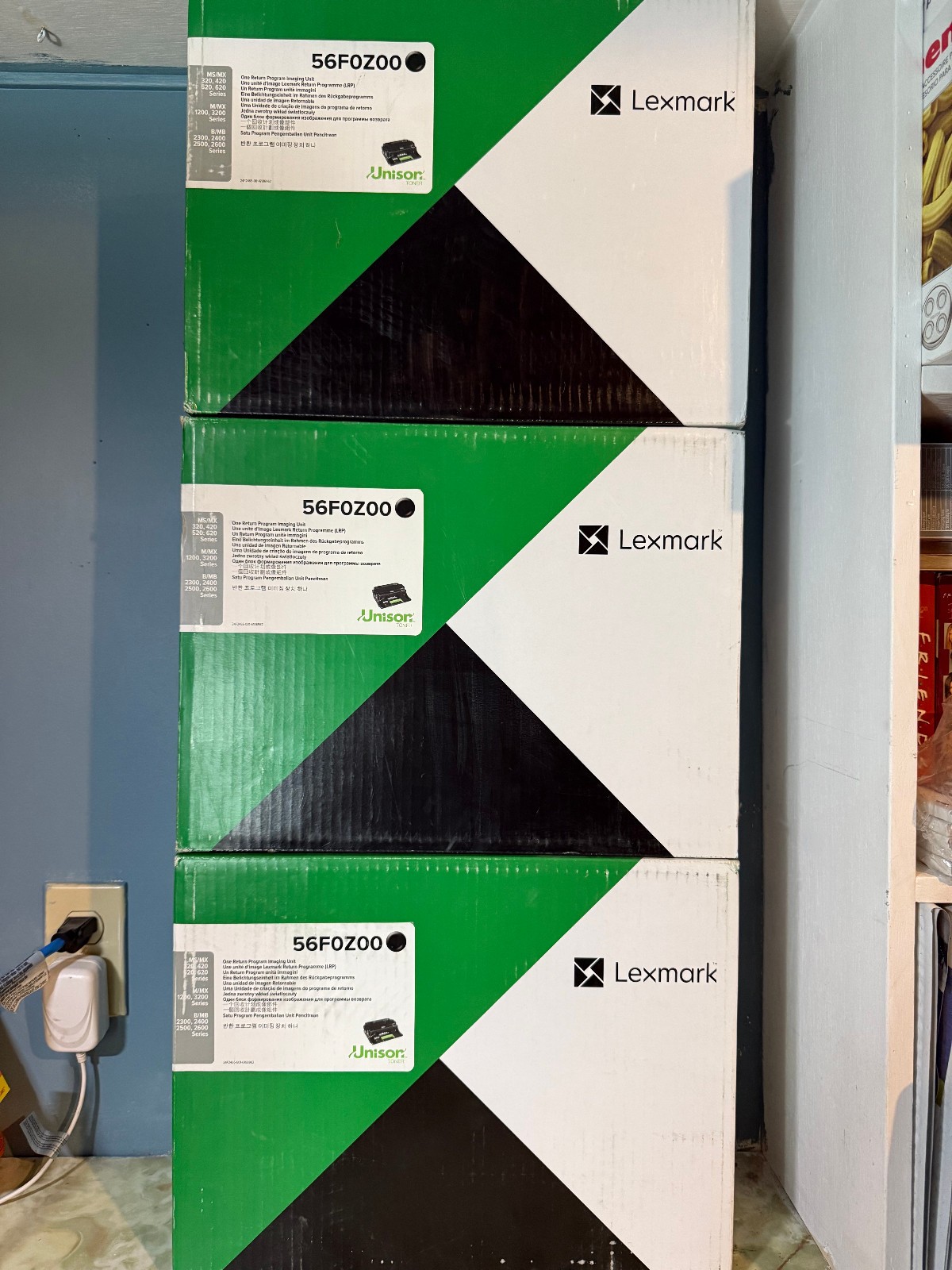 3 Sealed Lexmark 56F0Z00 Black Imaging Kit MS/MX320 420 520 620 M/XM1200 3200