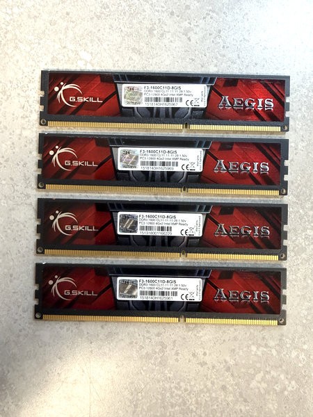 G. SKILL 8 GB (2x4GB) 1600 MHz PC3-12800 DDR3 Memory (F3-1600C11D-8GIS) Tested