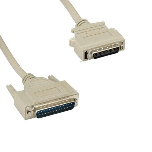 3-25ft IEEE-1284 DB25 to HPCN36 Parallel Printer Cable 28 AWG Centronics for HP