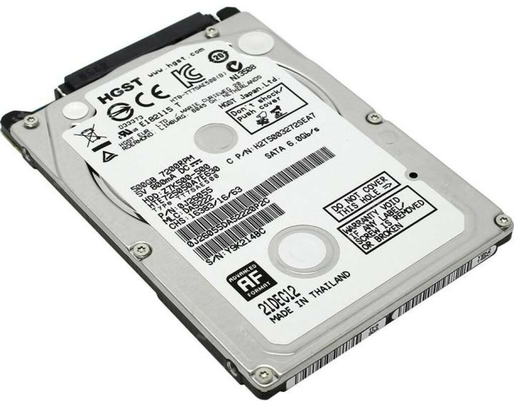 HGST TravelStar Z7K500 HTS725032A7E630 320GB 2.5" SATA III Laptop Hard Drive
