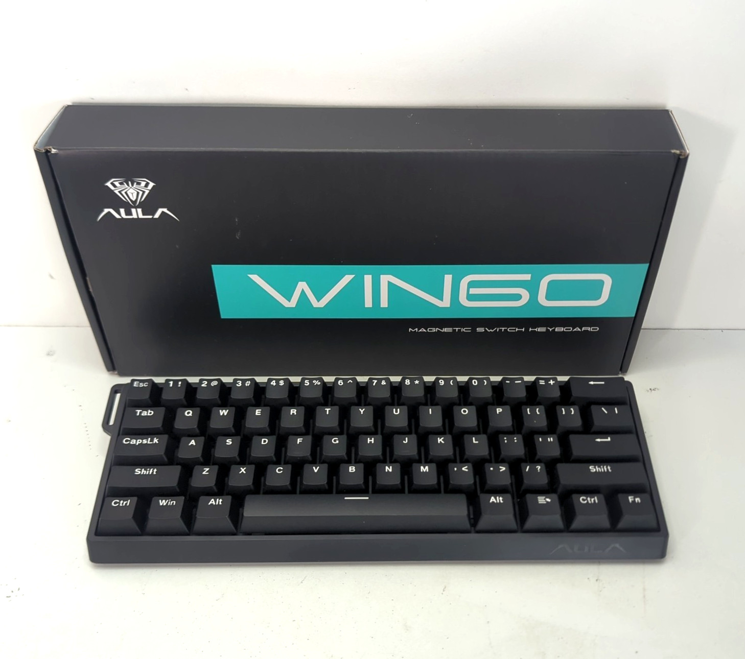 AULA Win60 HE Hall Effect 60% Magnetic Switch Gaming Keyboard - Black New NOB