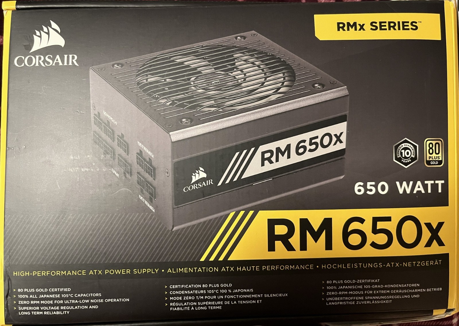 Corsair RMx RM650x 650W Fully Modular Power Supply - CP-9020198-NA