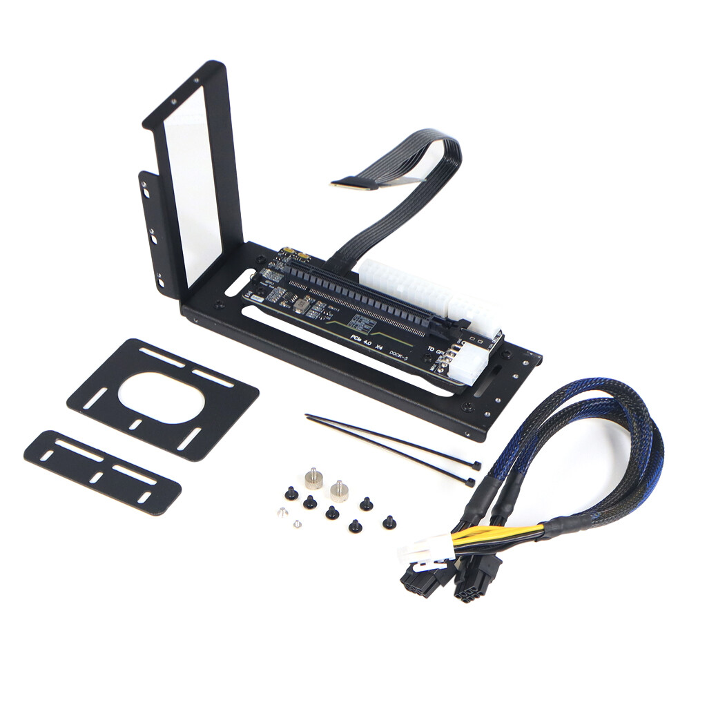 R43SG GEN4 M.2 M-key to PCIE X16 4.0 External Graphics Card Bracket for NVME SSD