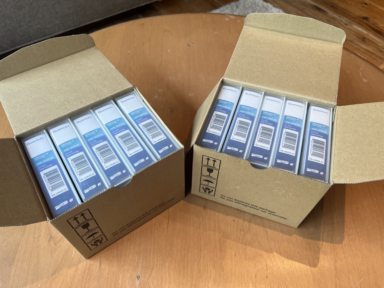 Quantum Ultrium 6 Data Cartridges (10 Total)