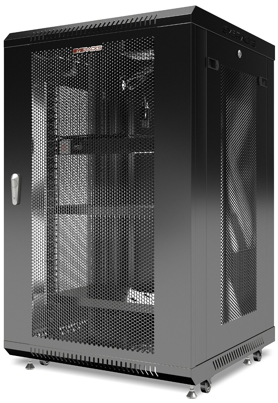 Server Rack 18U Wall Mount Cabinet Locking Networking Data Enclosure VENTED Door