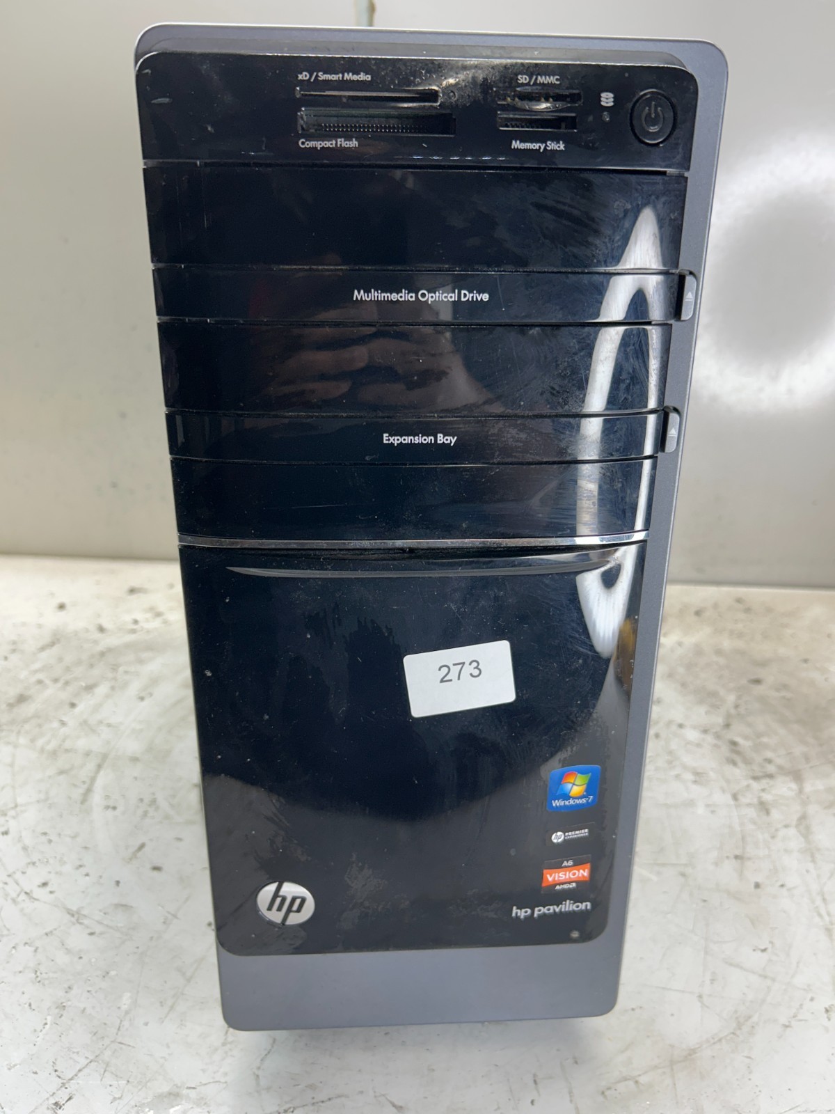 HP Pavilion p7-1254 AMD A6-3620 APU Radeon HD Graphics 2200MHz 8GB NO HDD
