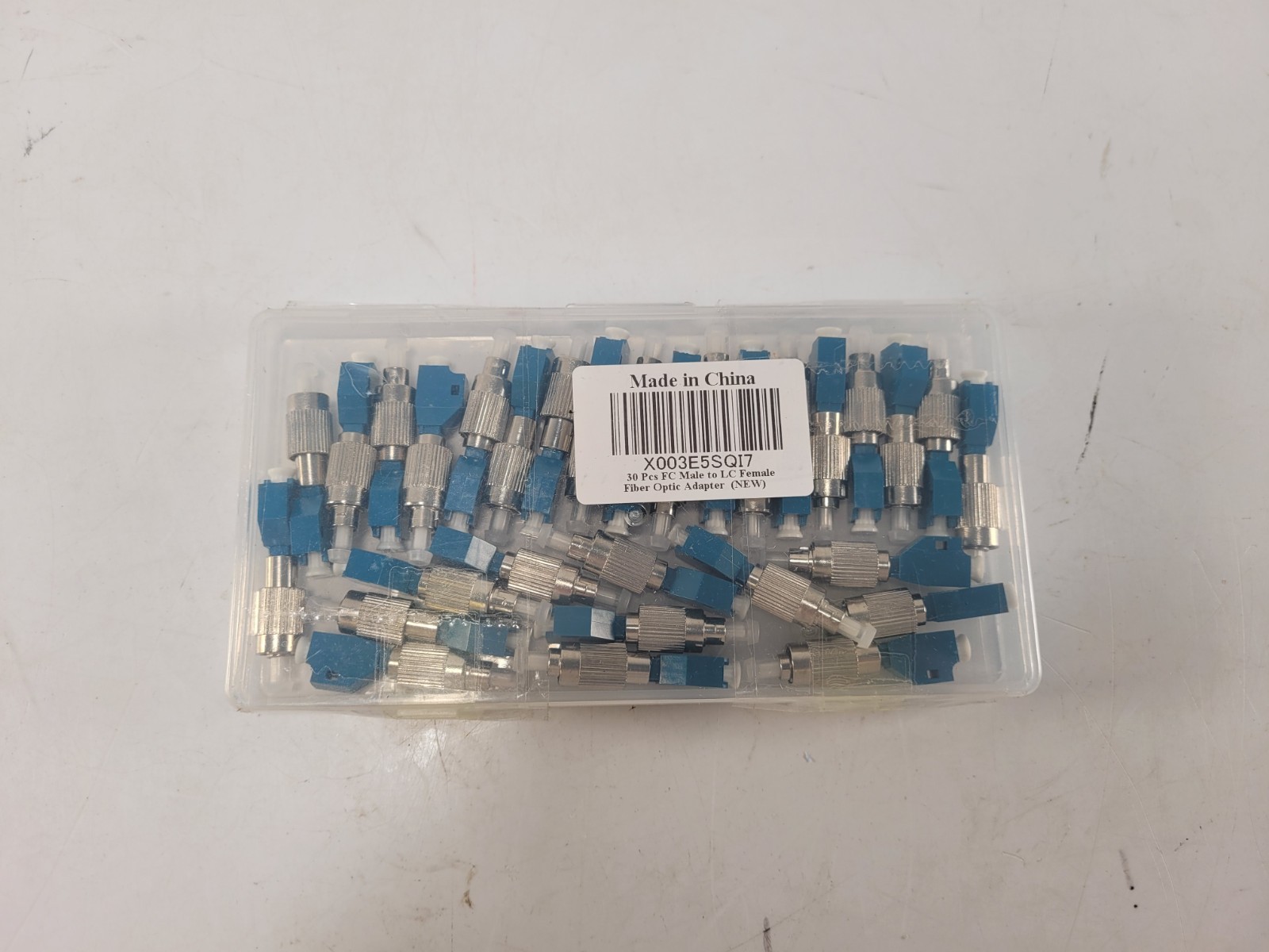 FC/APC Male to LC/UPC Female SM Hybrid Fiber Optic Converter Adapter 30 Pcs