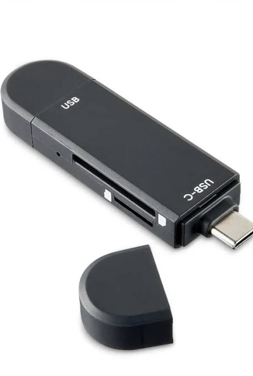 ONN SD microSD Card Reader Combo USB USB-C & Micro-USB Connector