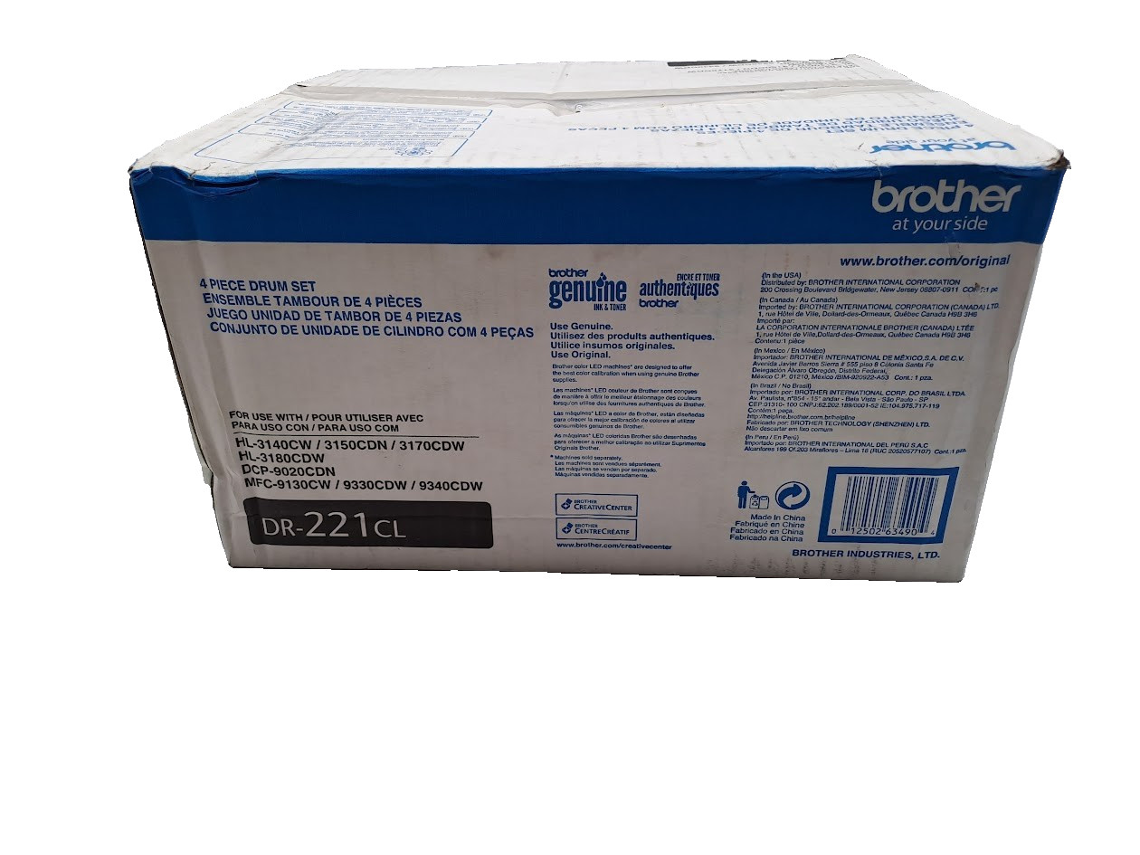 Brother Genuine DR-221CL 4-piece Drum Unit Set