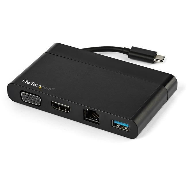 StarTech.com USB C Multiport Adapter with HDMI, VGA, Gb Ethernet & USB - USB C t