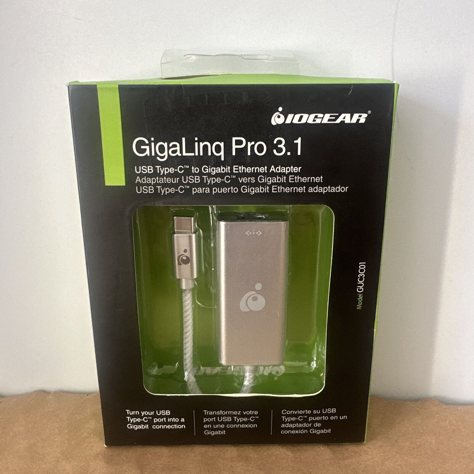 IOGEAR GigaLinq Pro USB 3.1 Type-C to Gigabit Ethernet Adapter