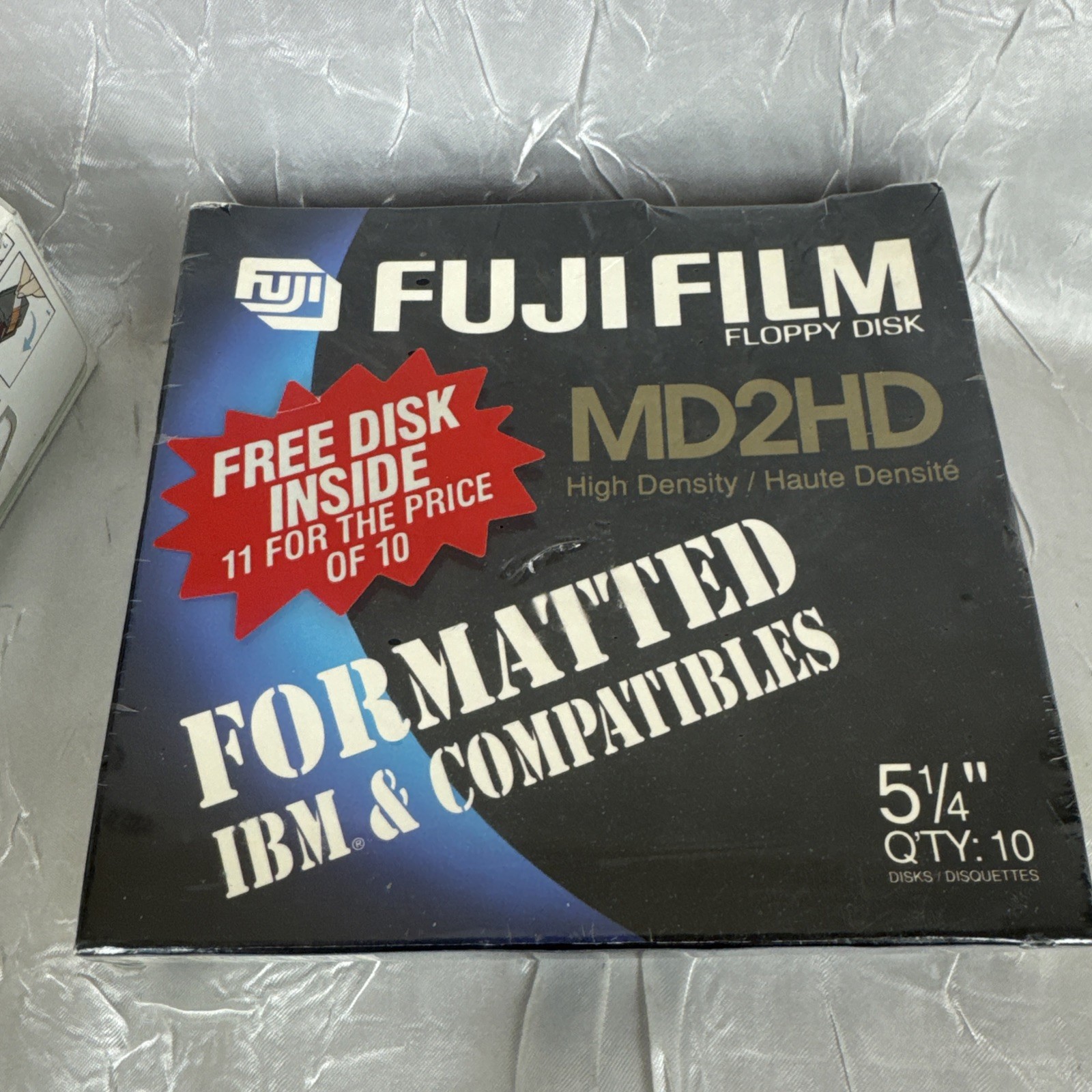 11 VTG NOS FUJIFILM MD2HD 5.25" 5 1/4" FLOPPY DISKETTE DOUBLE SIDED HIGH DENSITY