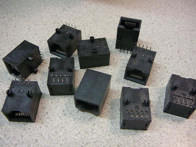 STEWART SS-6488-NF Connector Modular Jack 8P8C R/A Unsheilded  **NEW**  Qty.10