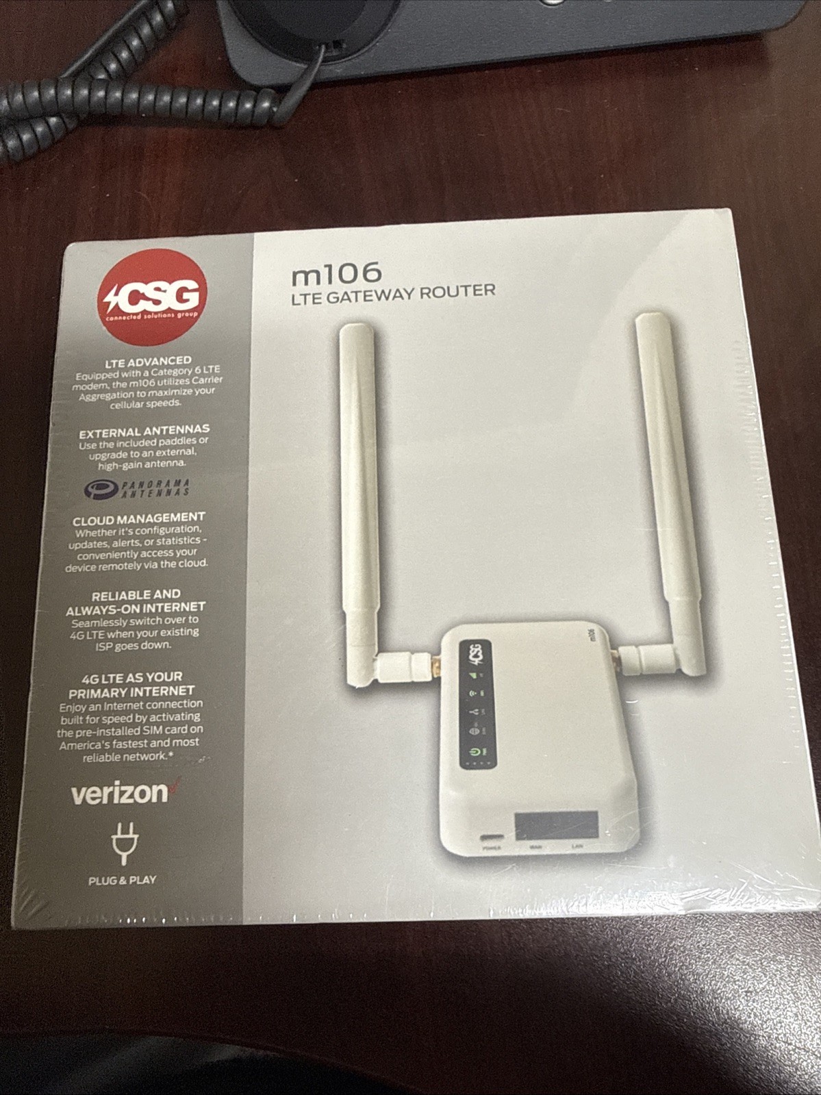 CSG M106 LTE Gateway Router - VERIZON 4G LTE Cellular Wireless Router New