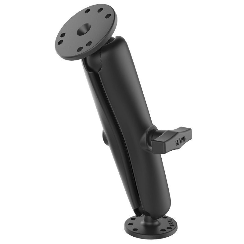 RAM Flat Surface Mount with Long Arm and Two Round 1.5" Ball Bases RAM-101U-D