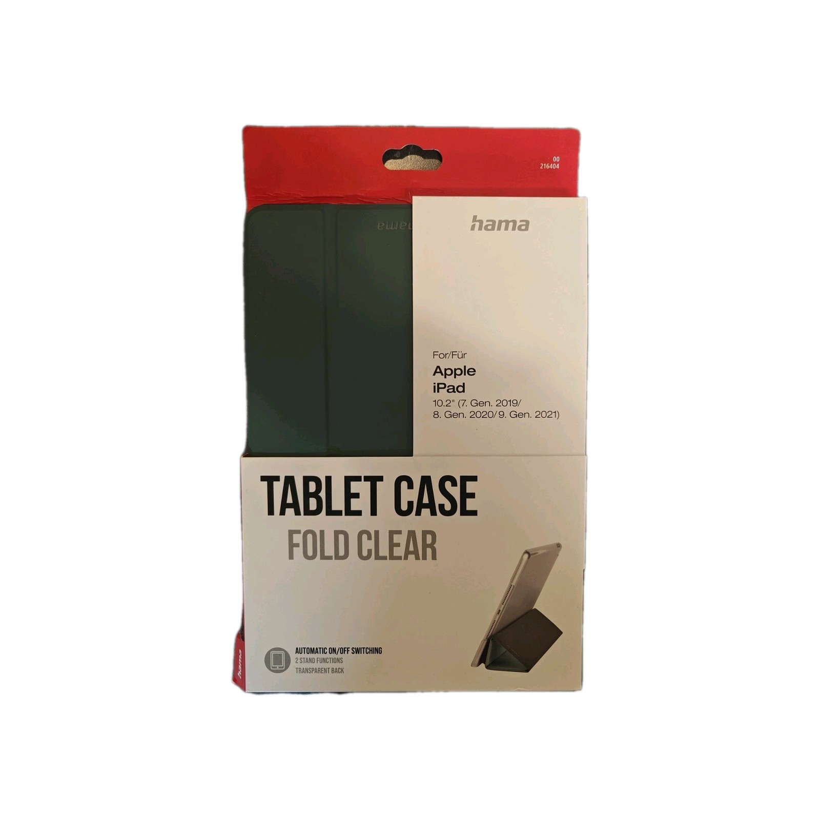 HAMA Tablet Case "Fold Clear" for Apple iPad 10.2" #1907398
