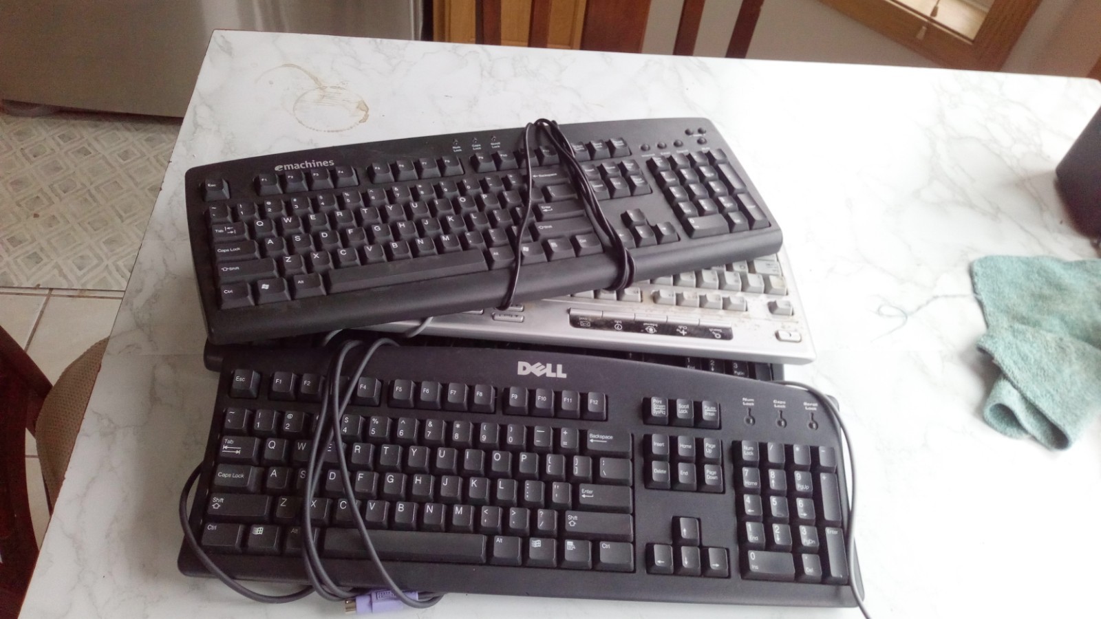 vintage PS/2 keyboards Dell, HP, eMachines good condition select one you want