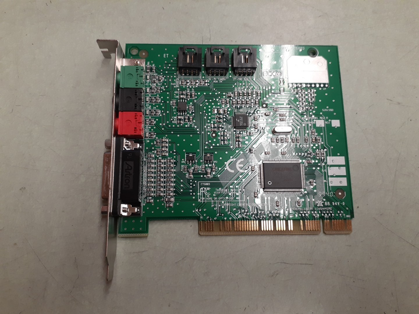 Creative Technology CT5803 AUDIO PCI Sound Card 6001238